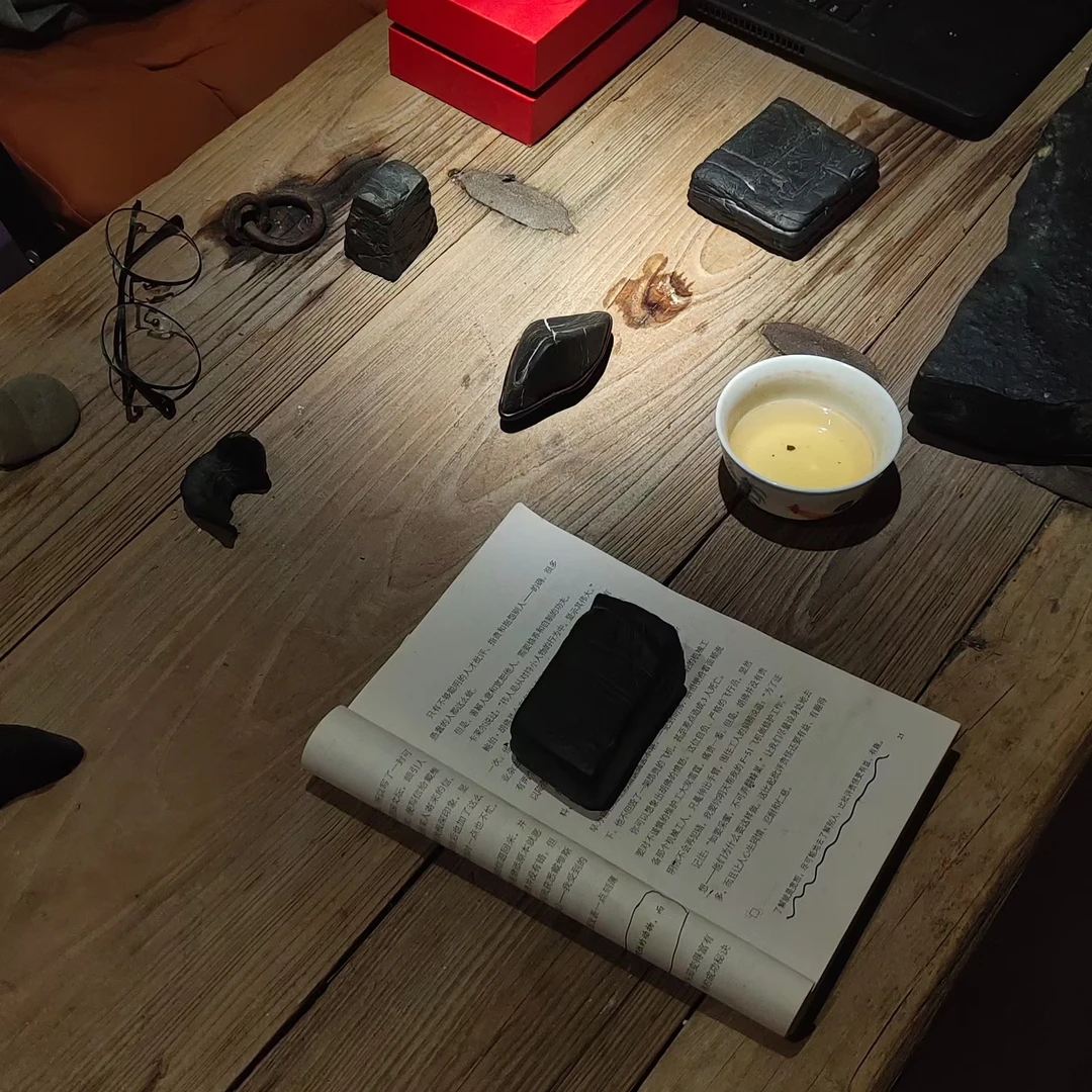 灵壁石茶空间摆件