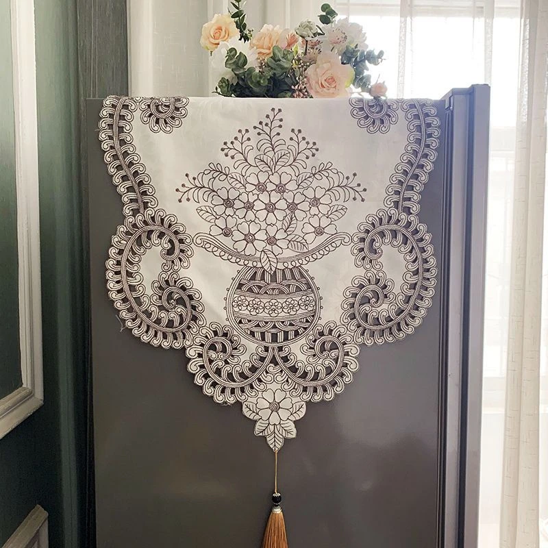 冰箱防尘遮尘盖布盖布洗衣机简约双开门防尘罩单开门高端新款盖巾