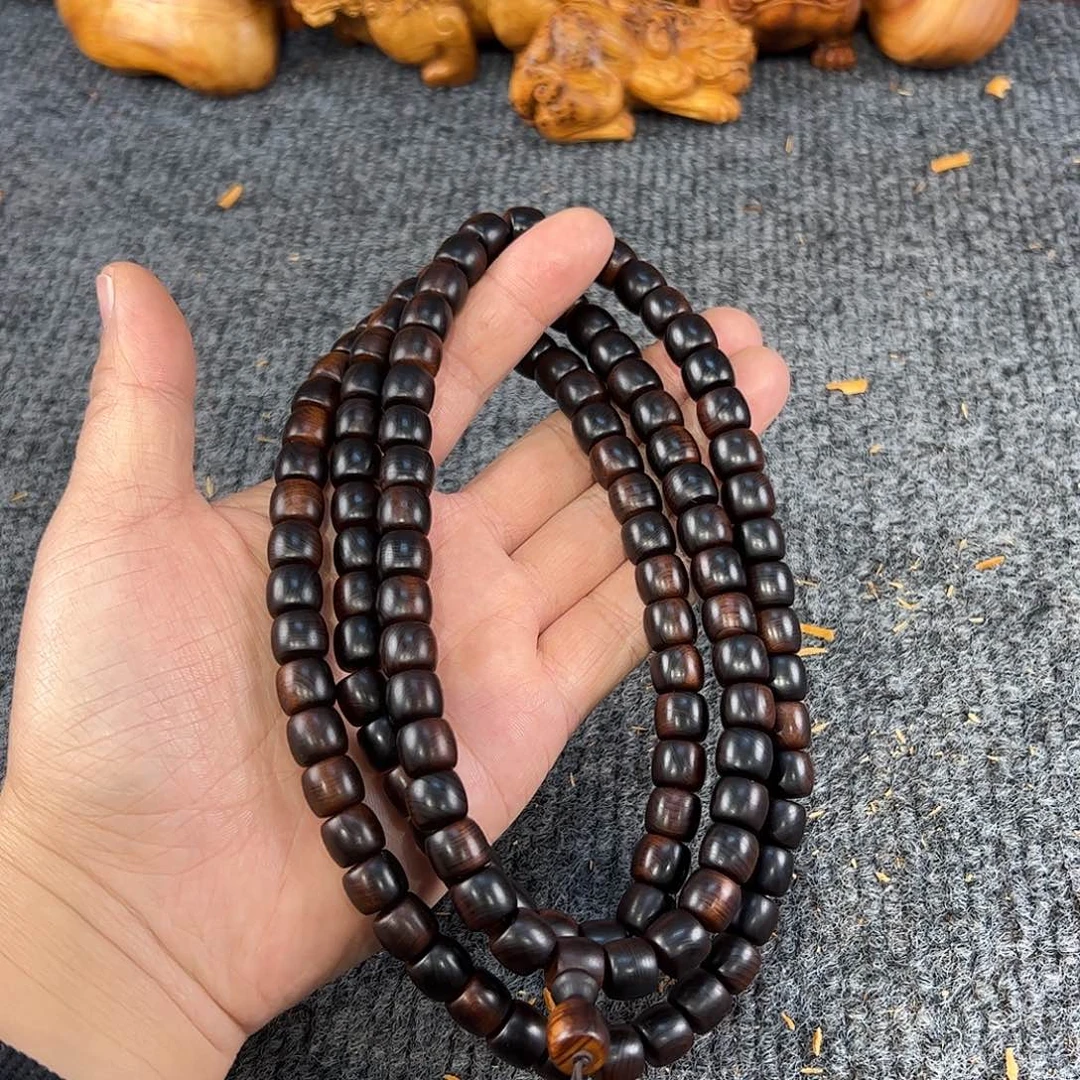 崖柏太行崖柏崖窝根料雷击木10/108手工珠