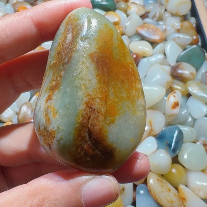 和田玉未镶嵌挂件94克