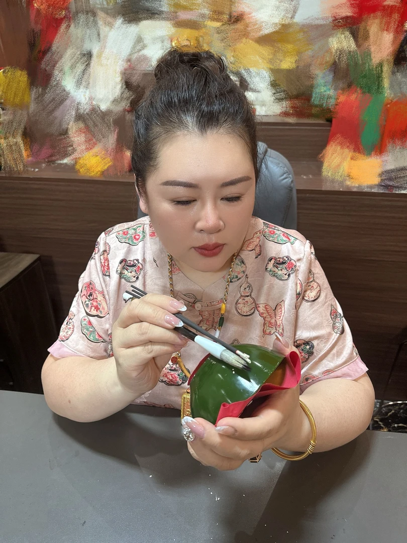 手工创意翡翠绿碗
