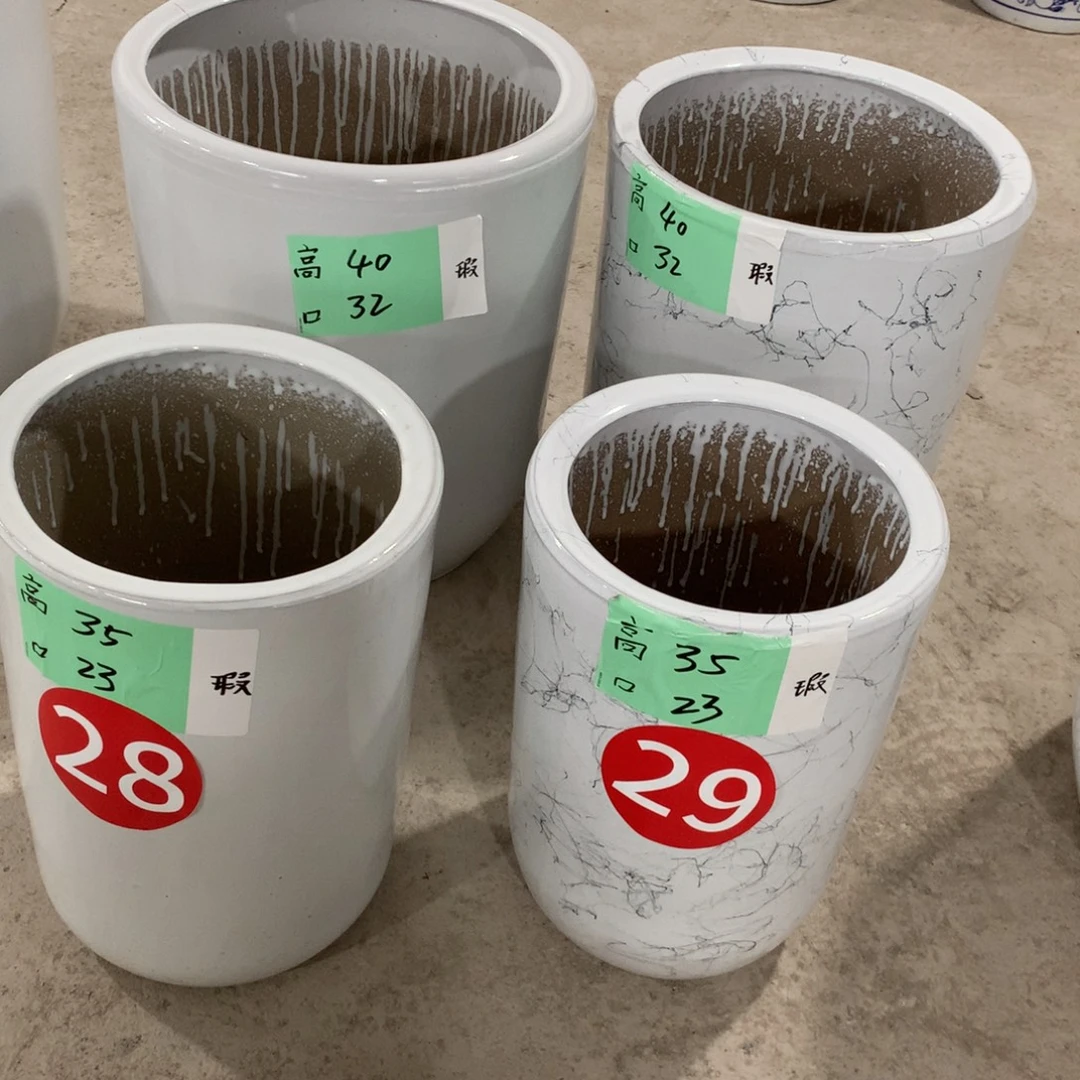 瑕疵高温陶瓷花盆