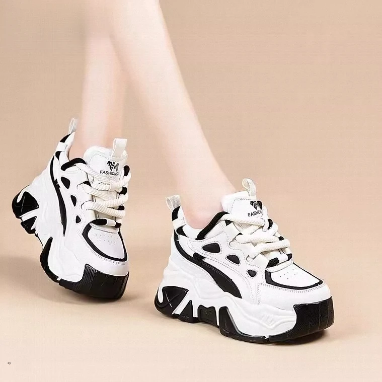 【8cm增高】玛古芭厚底老爹鞋女款时尚百搭休闲运动鞋潮流时尚舒适