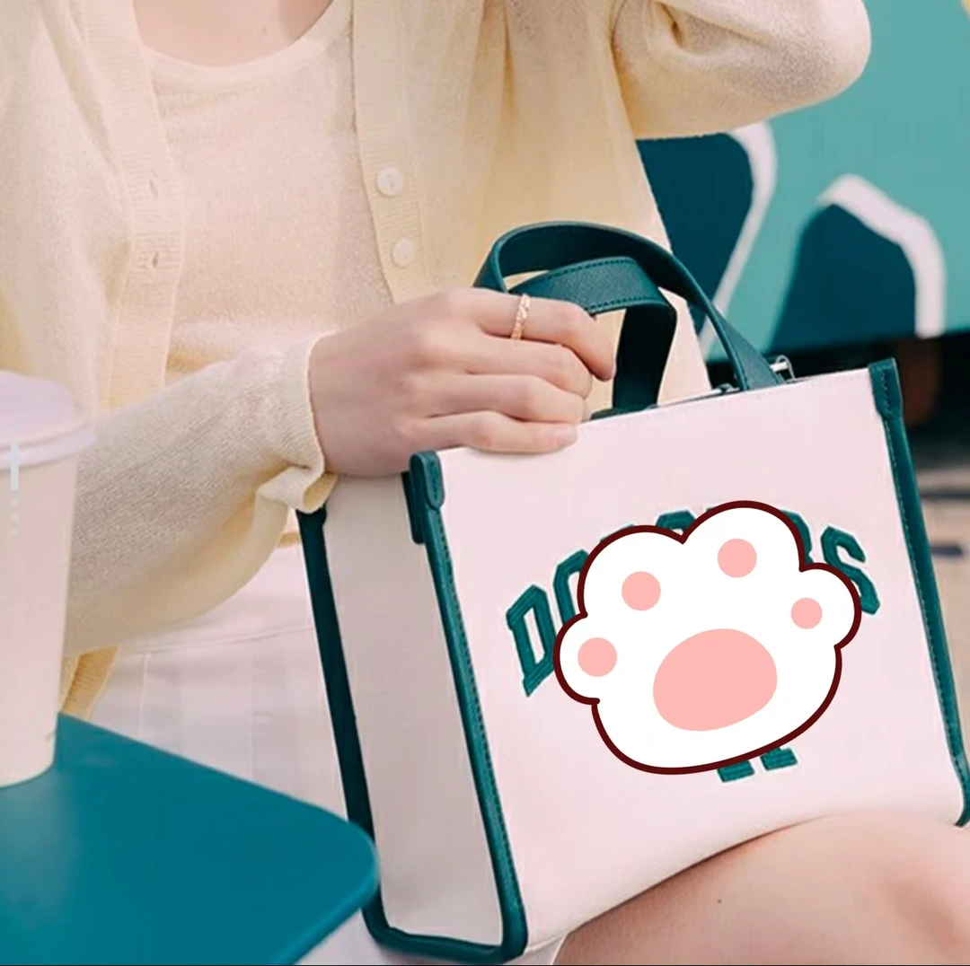 【OYG】字母logo购物包通勤包