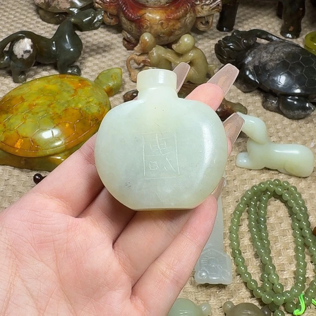 白玉菩提吊坠挂件