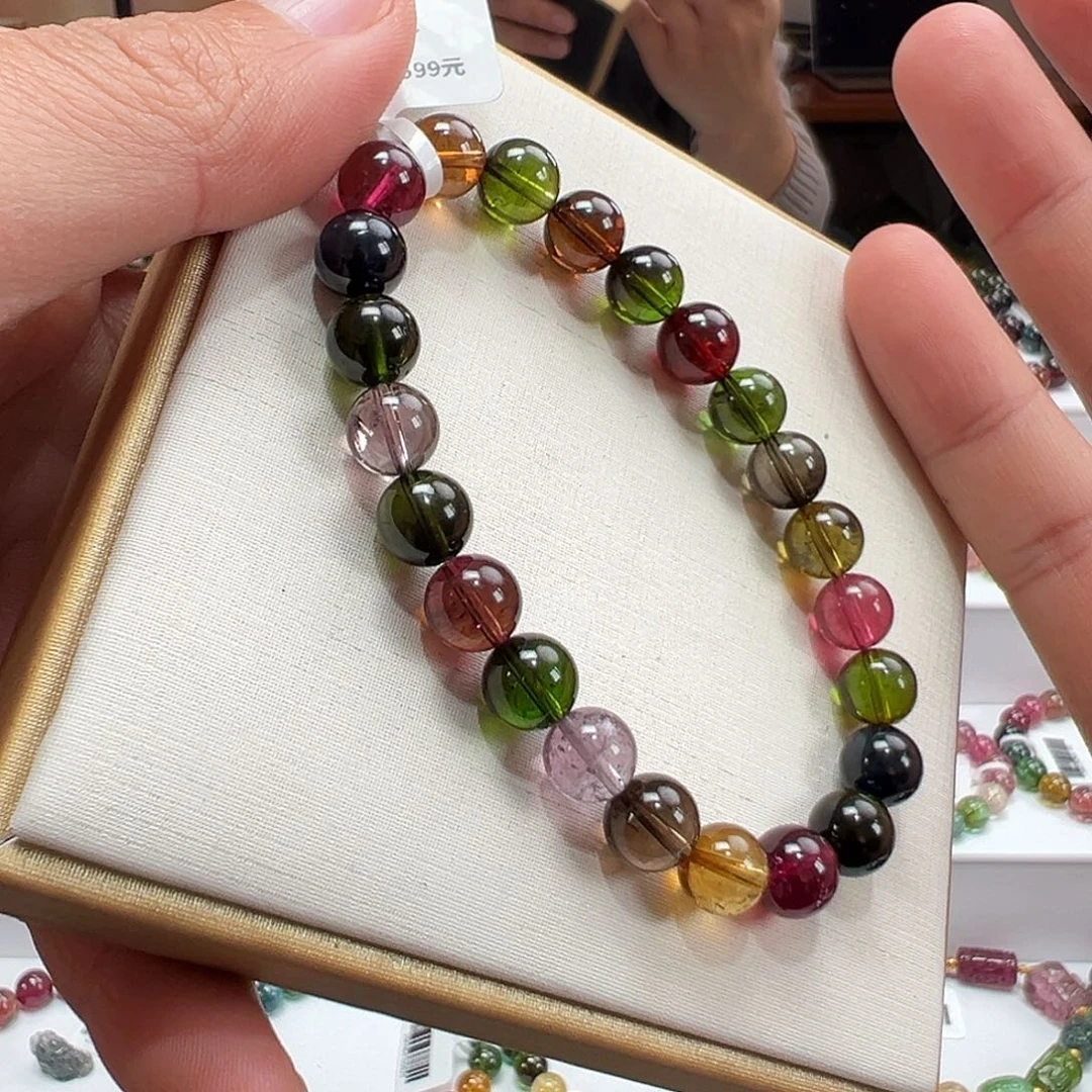 未镶嵌碧玺手串8.3mmmmmmmmm