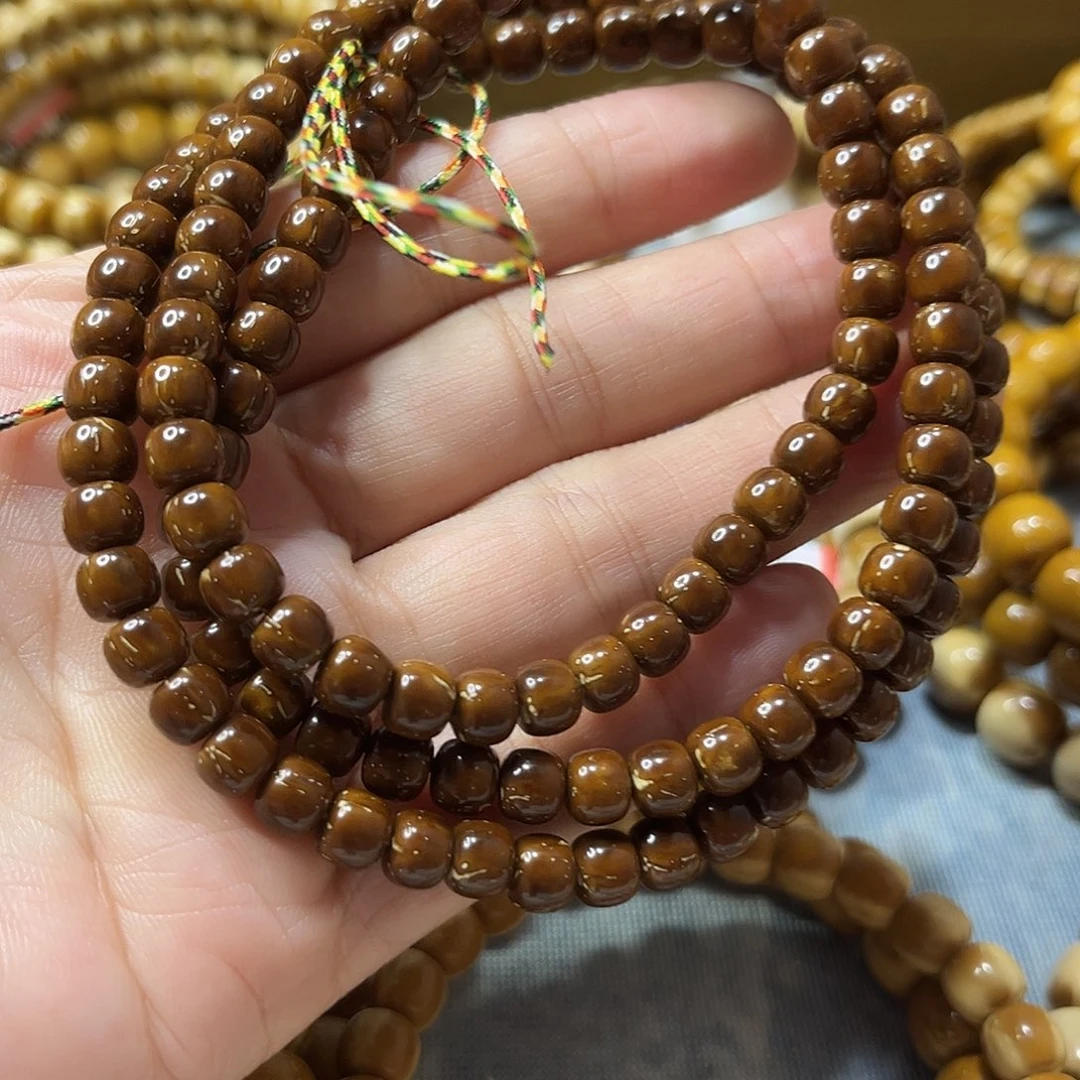 紫金鼠吊坠鼠尖108长串纯色