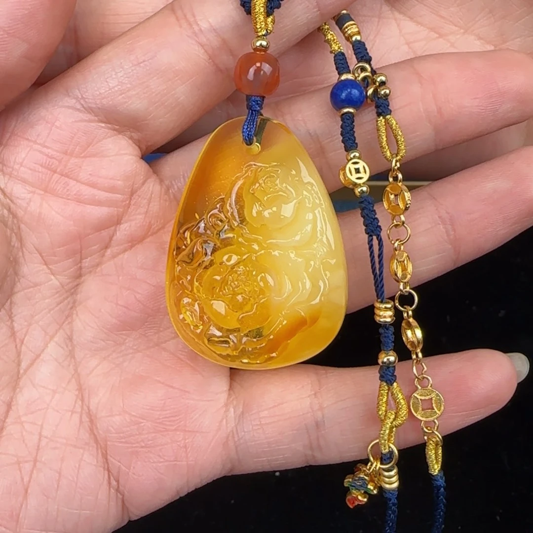 蜜蜡吊坠(赠链)未镶嵌