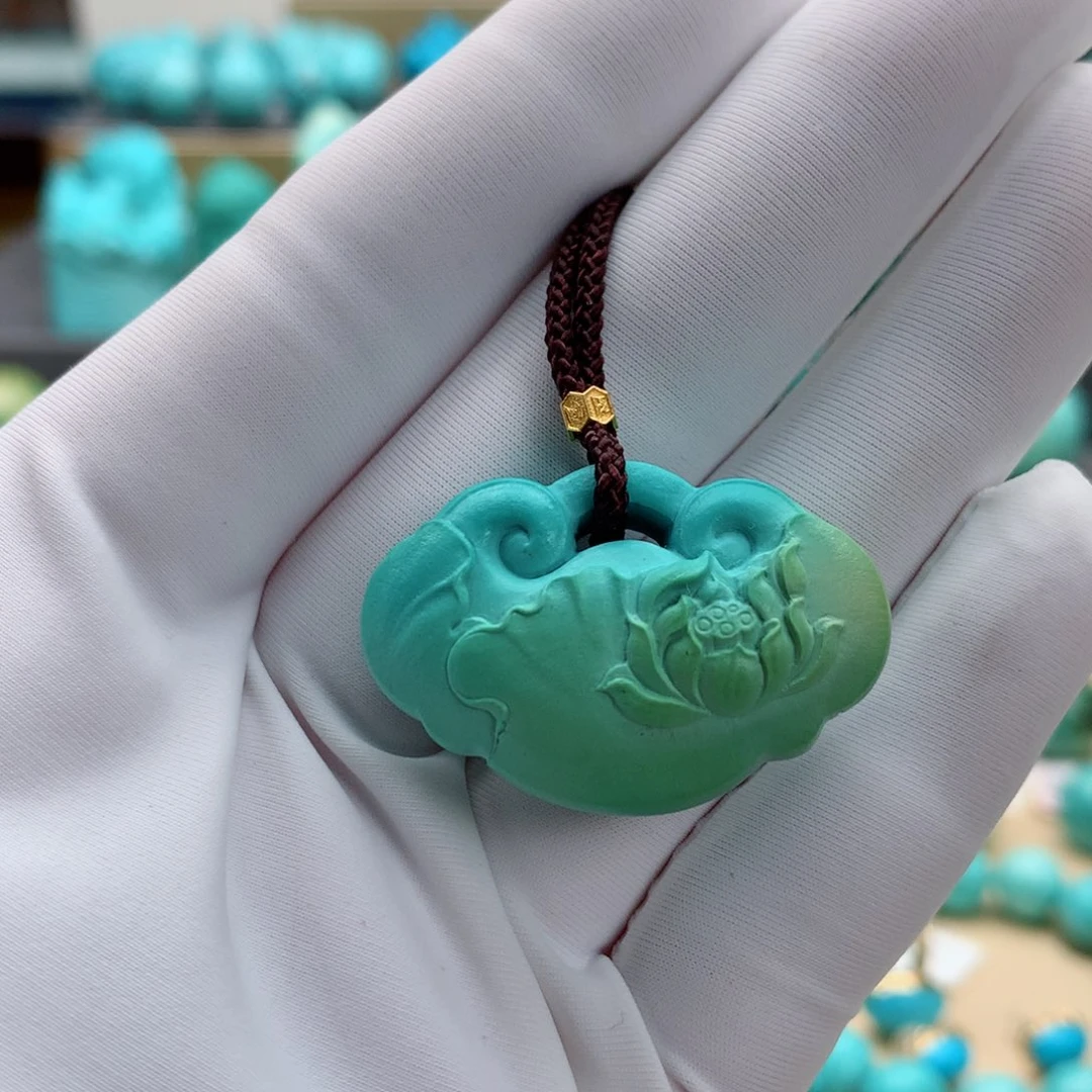 未镶嵌绿松石精品兰*草