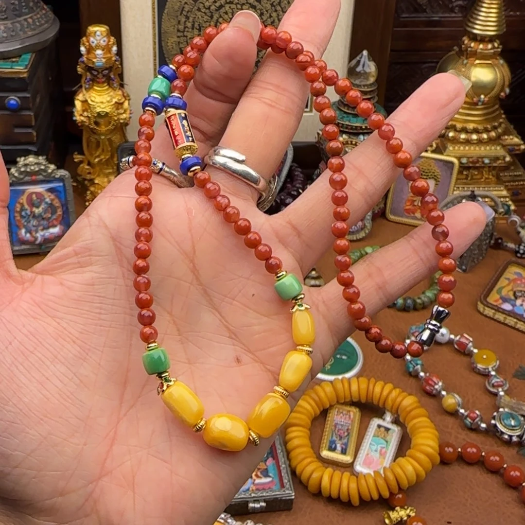琉璃手工艺品骑**天菩提