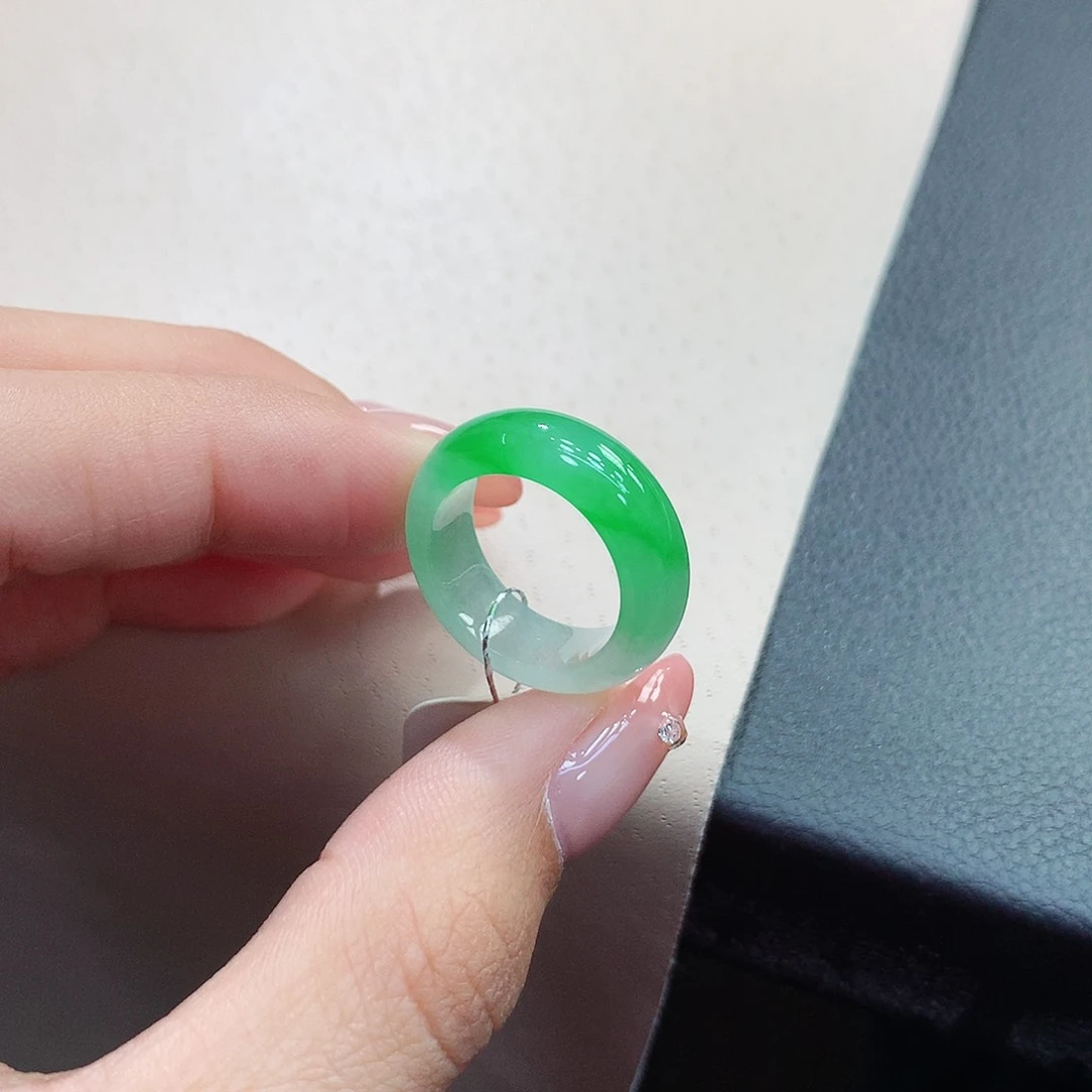 未镶嵌戒指翡翠8号