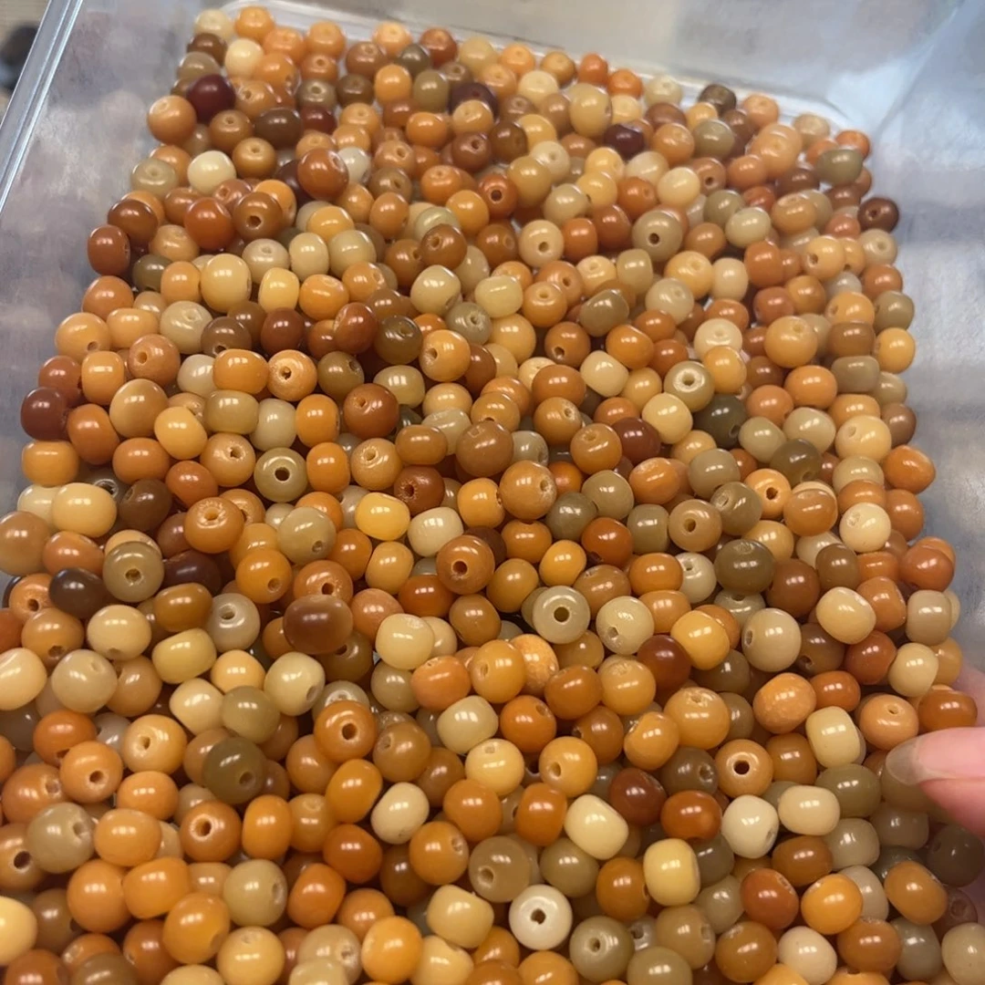 白玉菩提吊坠小米珠110颗福利无售后