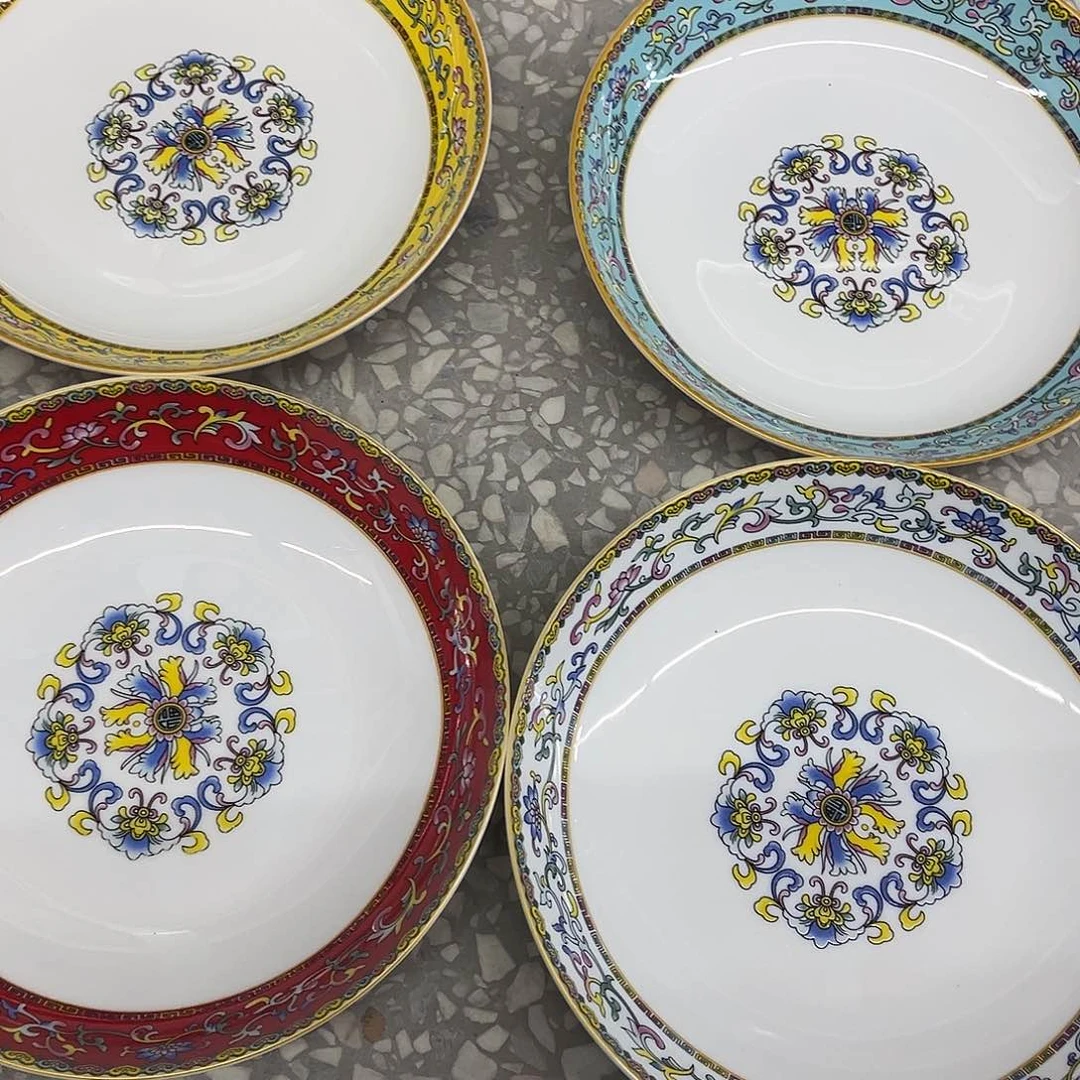 珐琅8寸4个……………………