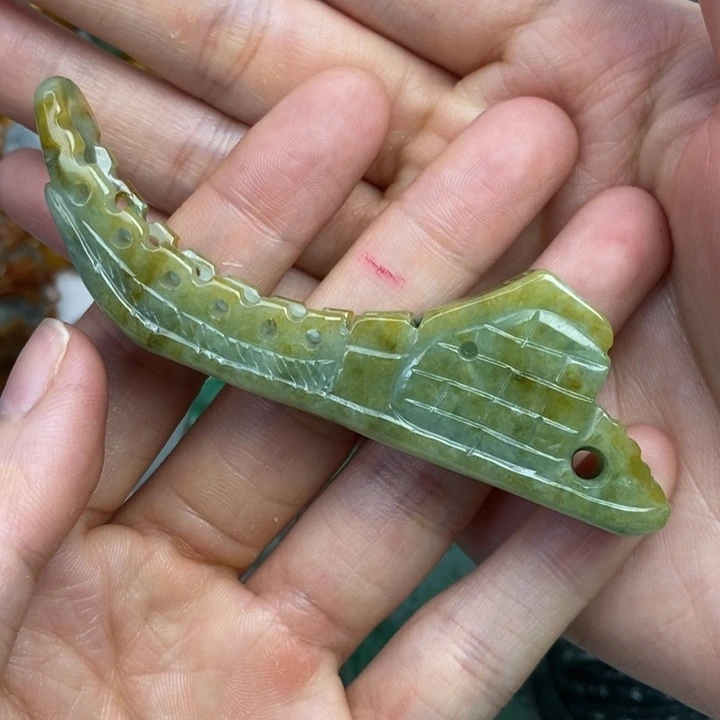 颈饰未镶嵌翡翠吊坠