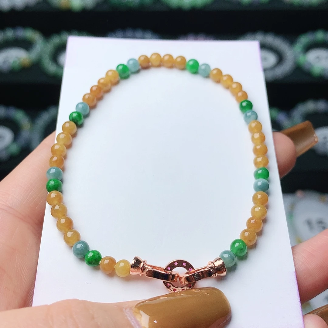 翡翠手链未镶嵌翡翠