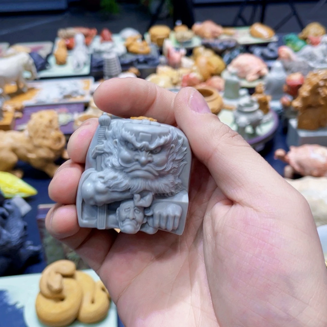 钟馗捉鬼盖置精品
