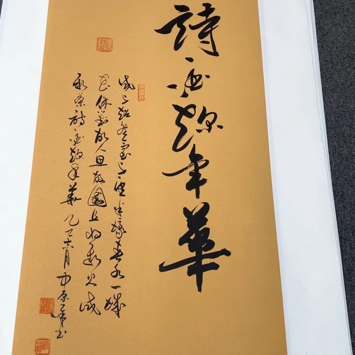 书法诗酒趁年华草书