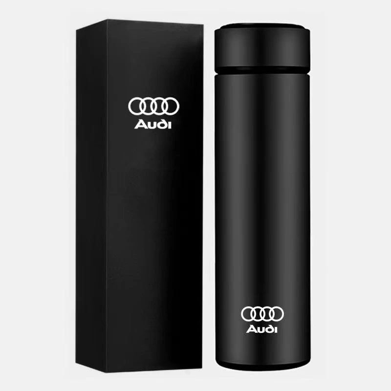 奥迪水杯刻字不锈钢保温杯商务车载礼品