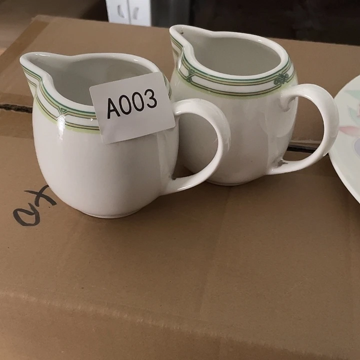 杯陶瓷瓷片盘子碗都有 微瑕 2个（003）