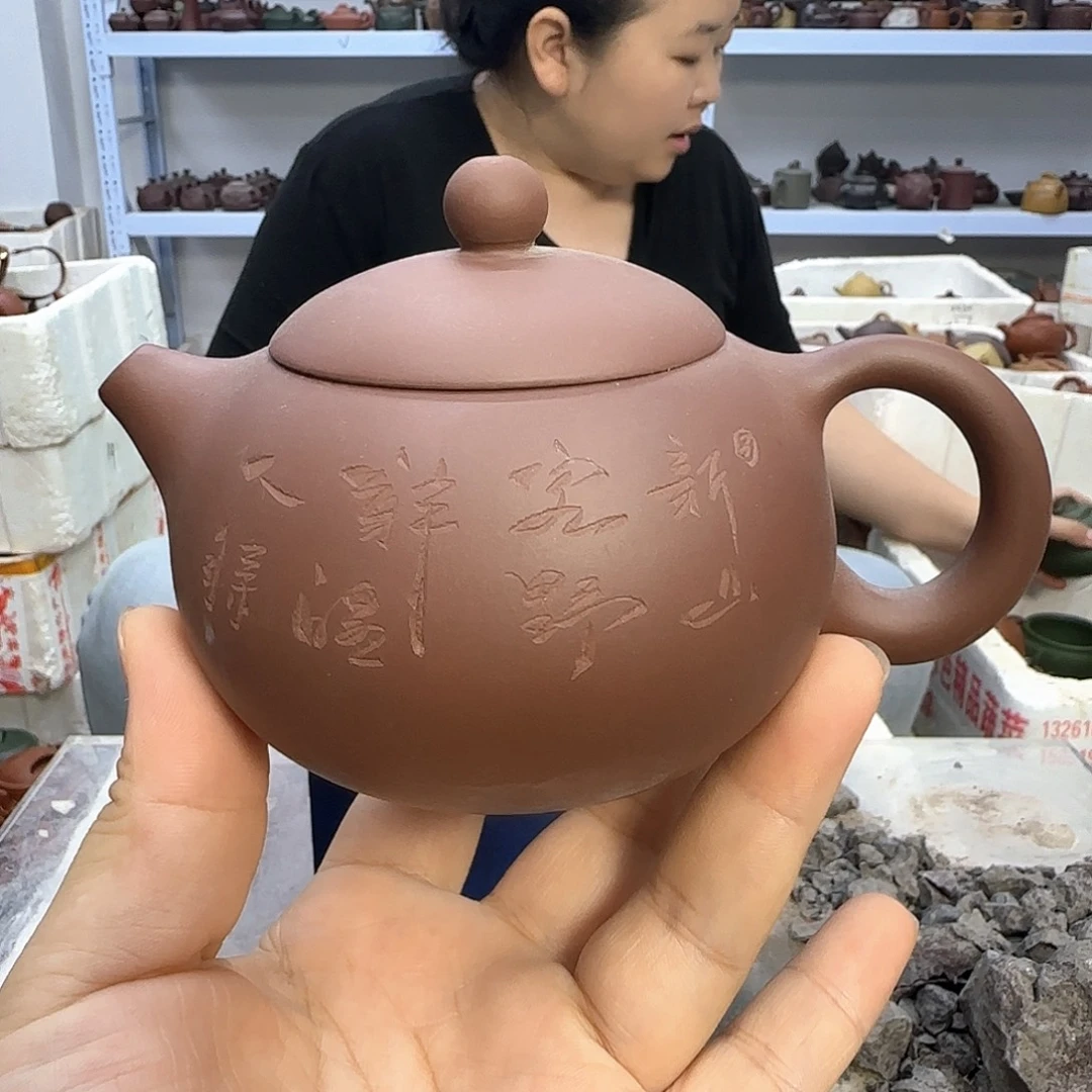 茶壶紫砂宜兴紫砂壶瑕疵