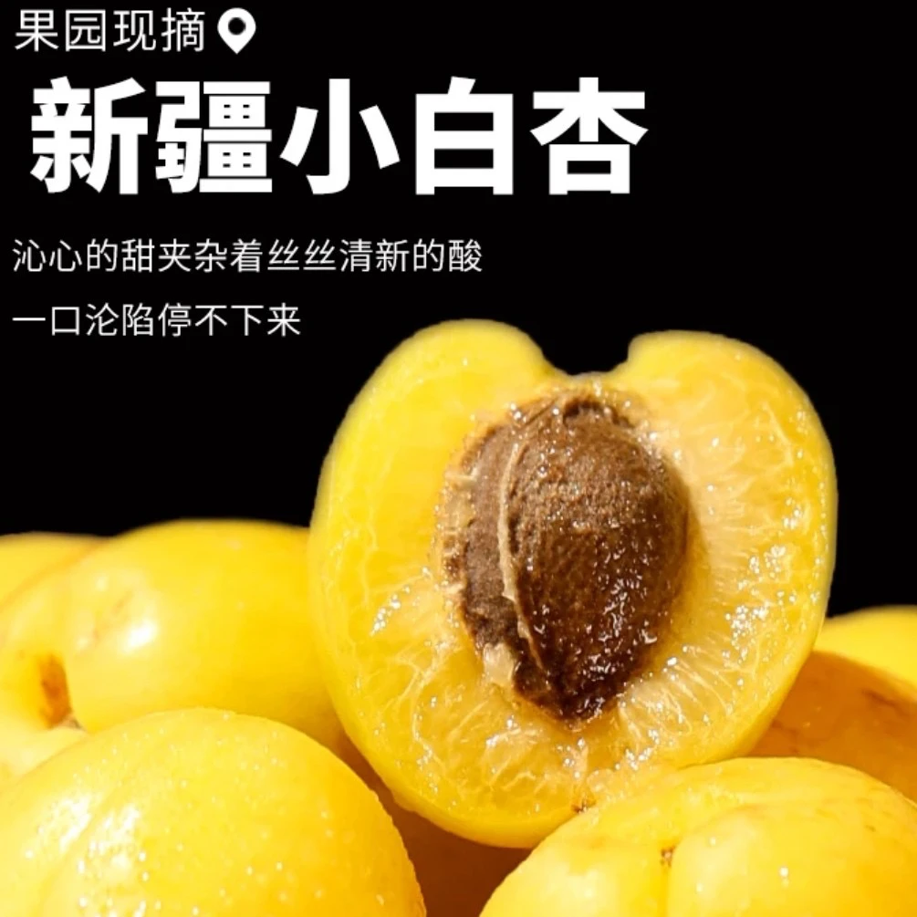 【平台大促】新疆小白杏空运原箱发货g新疆维吾尔自治区