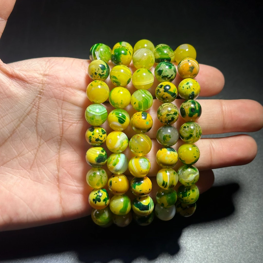 【三地推荐】玄 黄 帝 珠圆珠手链（多样发一）-6144