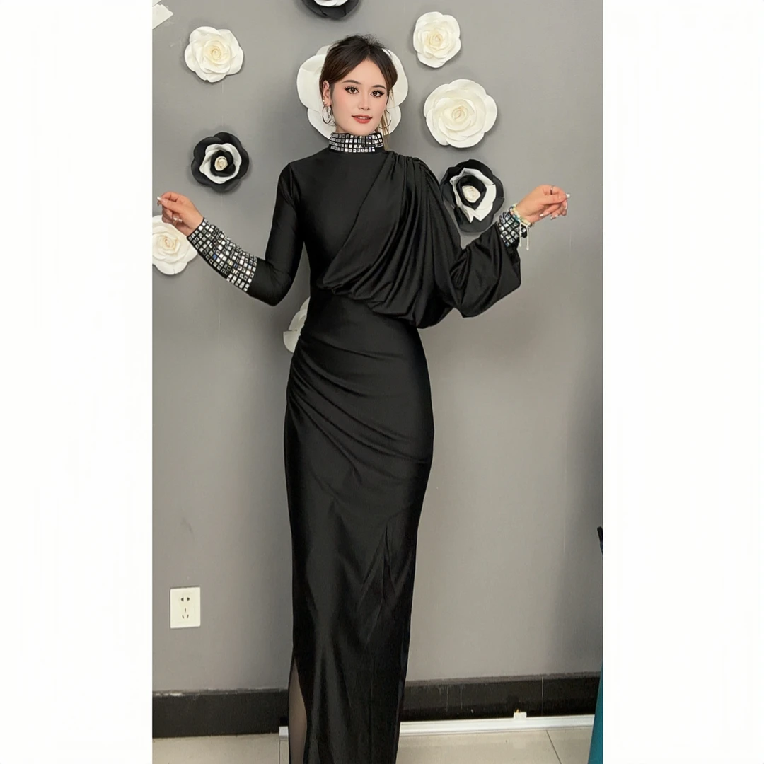 58011【包邮】新款设计款宴会婚礼女装连衣裙