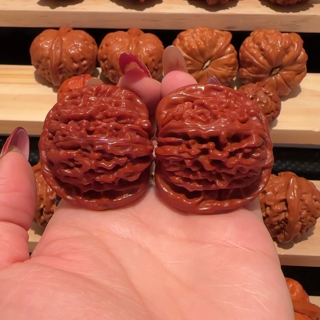 吊坠文玩核桃玉化四座楼43精品3125