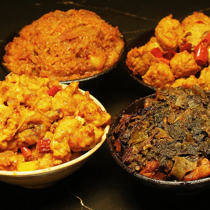 扣碗四碗装(蒸酥肉+梅菜扣肉+米粉肉+蒸排骨)河南传统八大碗蒸碗