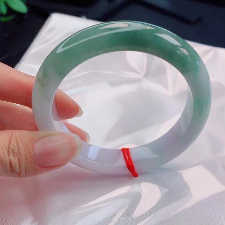 未镶嵌手镯翡翠55圈