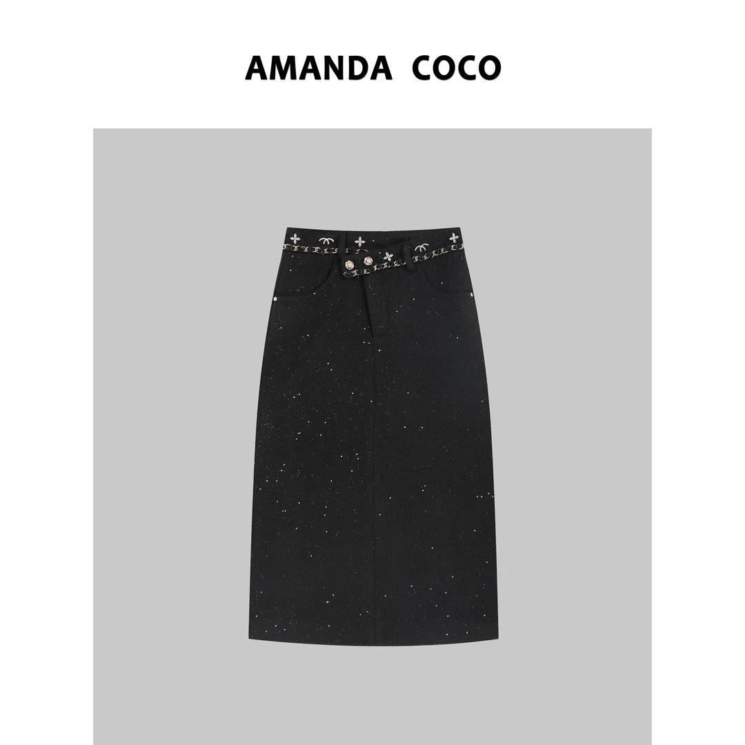 COCO丨设计师款～秋冬高定重工显瘦半裙