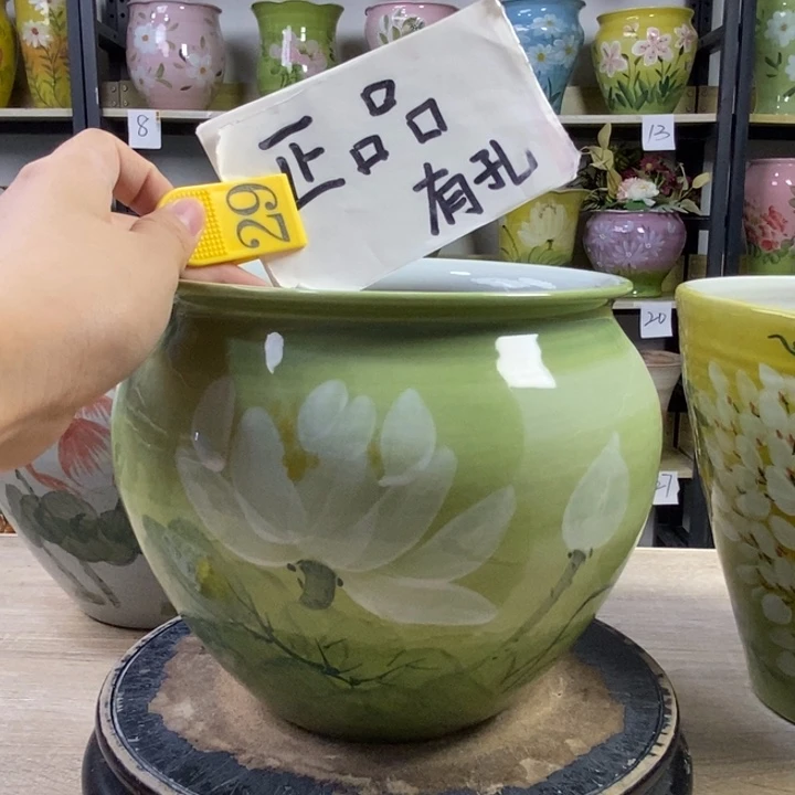 景德镇高温陶瓷花盆