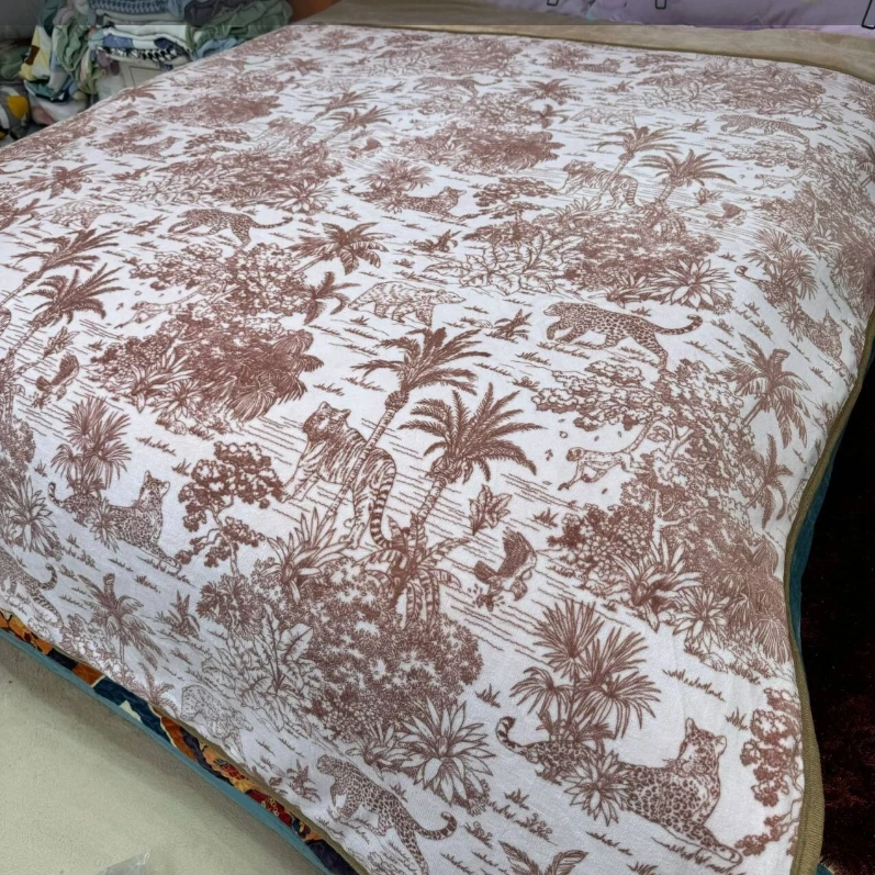 加厚加棉牛奶绒被冬季保暖双人加厚被子1