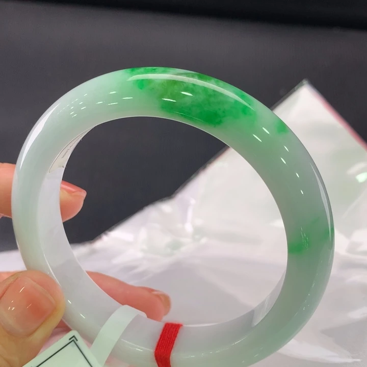 未镶嵌手镯翡翠正圈58