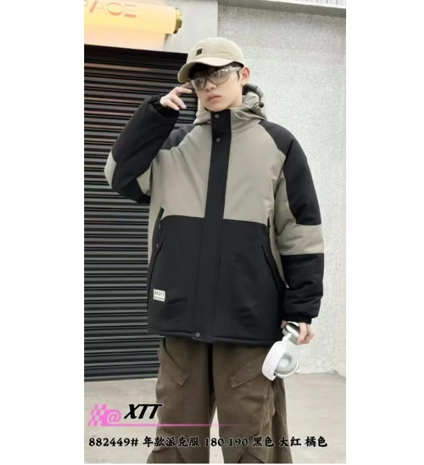 【882449-米拼黑】青少年潮品派克服