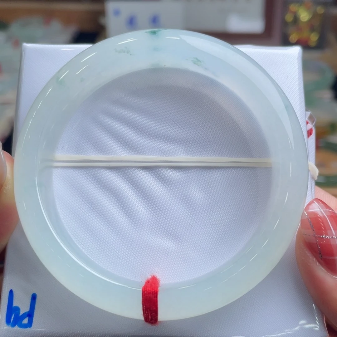 翡翠手镯未镶嵌54.8正圈