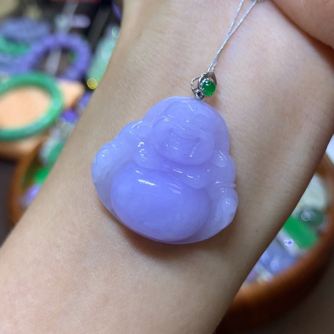 【闪购商品】翡翠颈饰18K金镶嵌翡翠