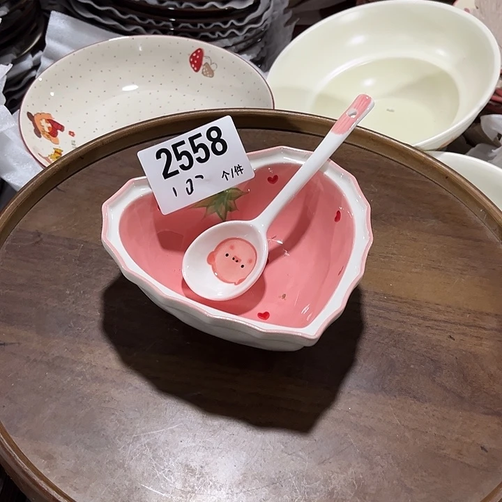 瓷微瑕外贸餐具2558