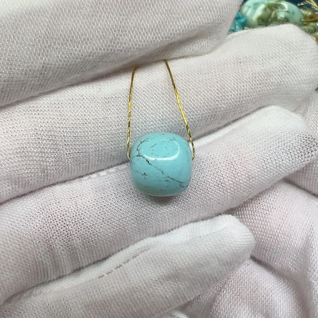 绿松石未镶嵌配饰直径11.0