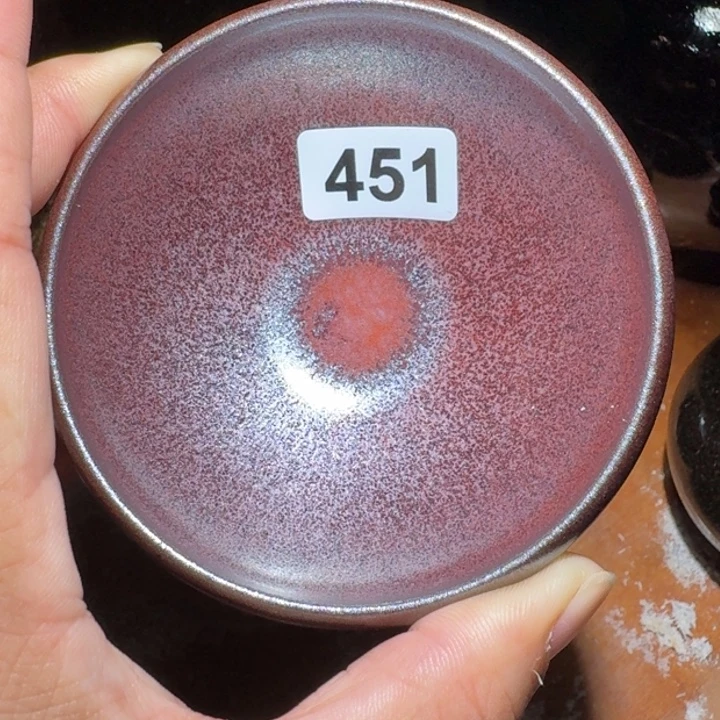 游***蜇小雨茶盏，手工柴烧