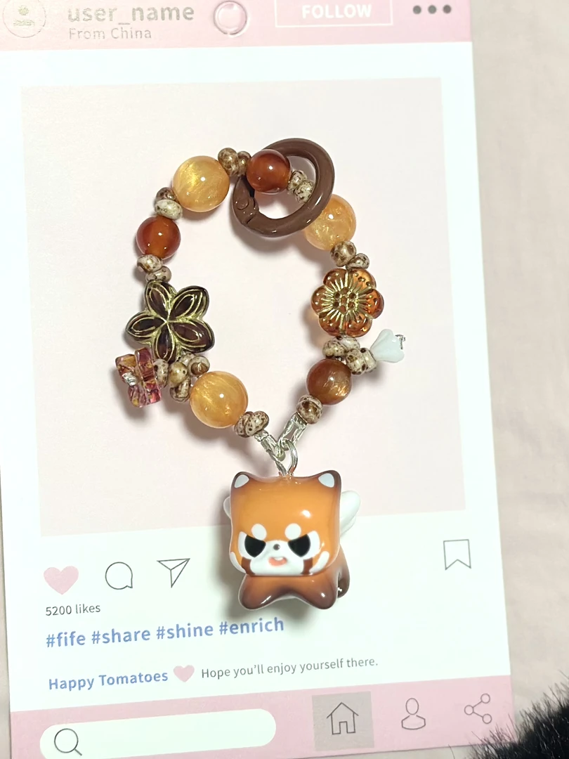 原创设计pitty萌兽出没手机链手机绳手机挂绳手机链挂绳手机挂链