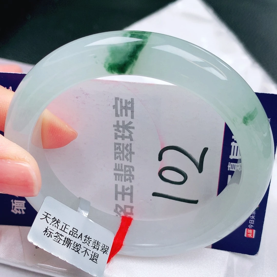 翡翠未镶嵌手镯缅甸天然a货翡翠手镯