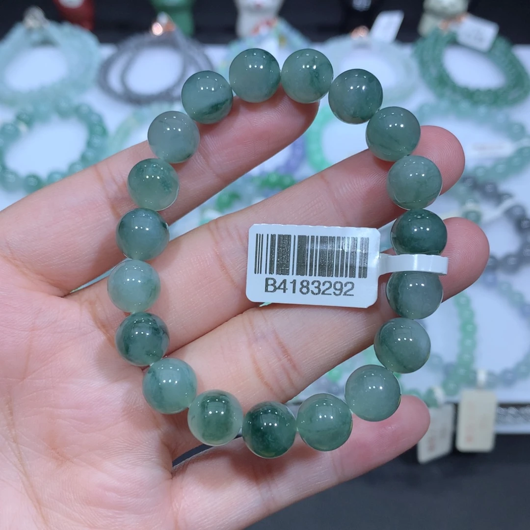 未镶嵌手串翡翠天然