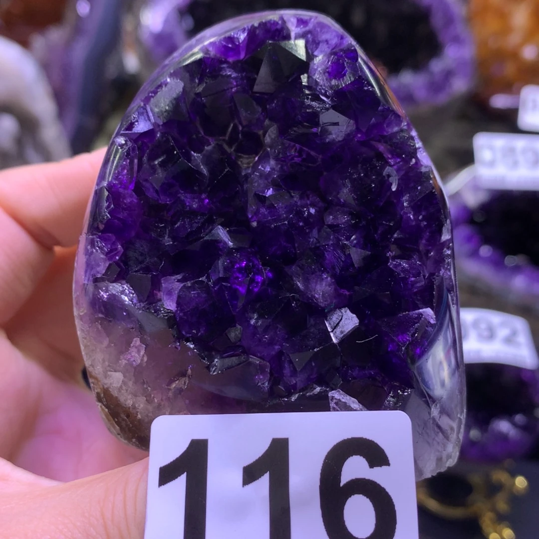 紫晶摆件未镶嵌水晶