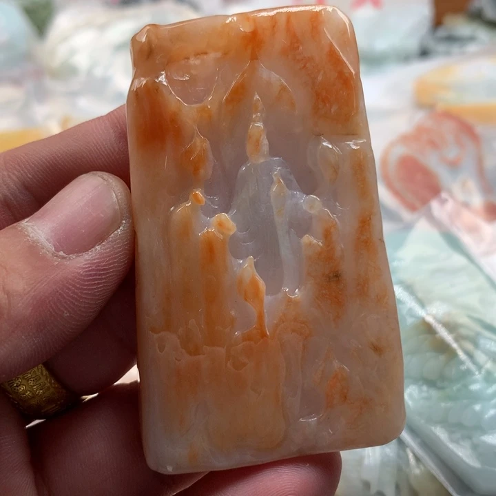 翡翠未镶嵌颈饰保真天然a货翡翠