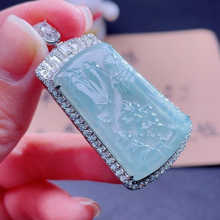 翡翠吊坠(不含链)未镶嵌