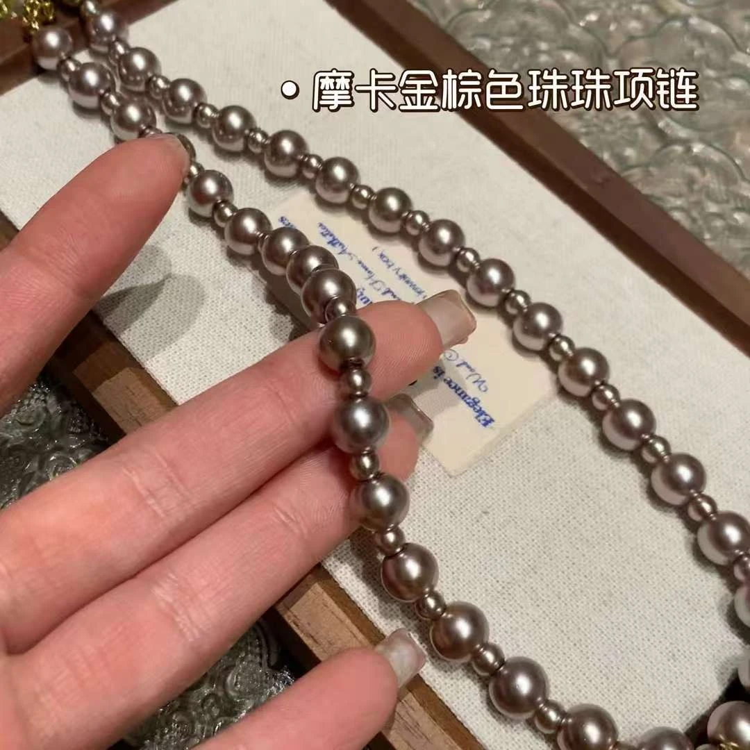 合金项链 BIBI【摩卡金棕】项链Q041