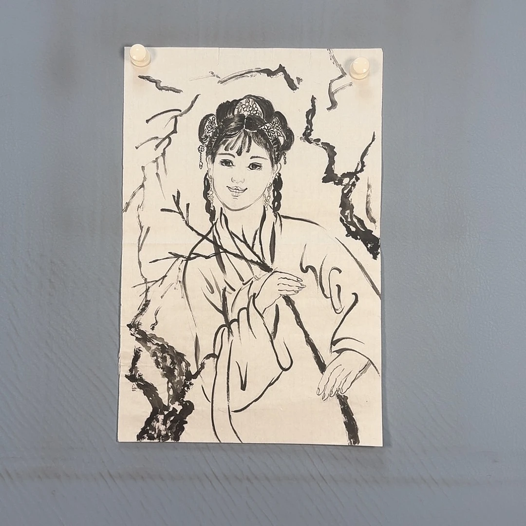 国画1380 牡丹仙子好可爱