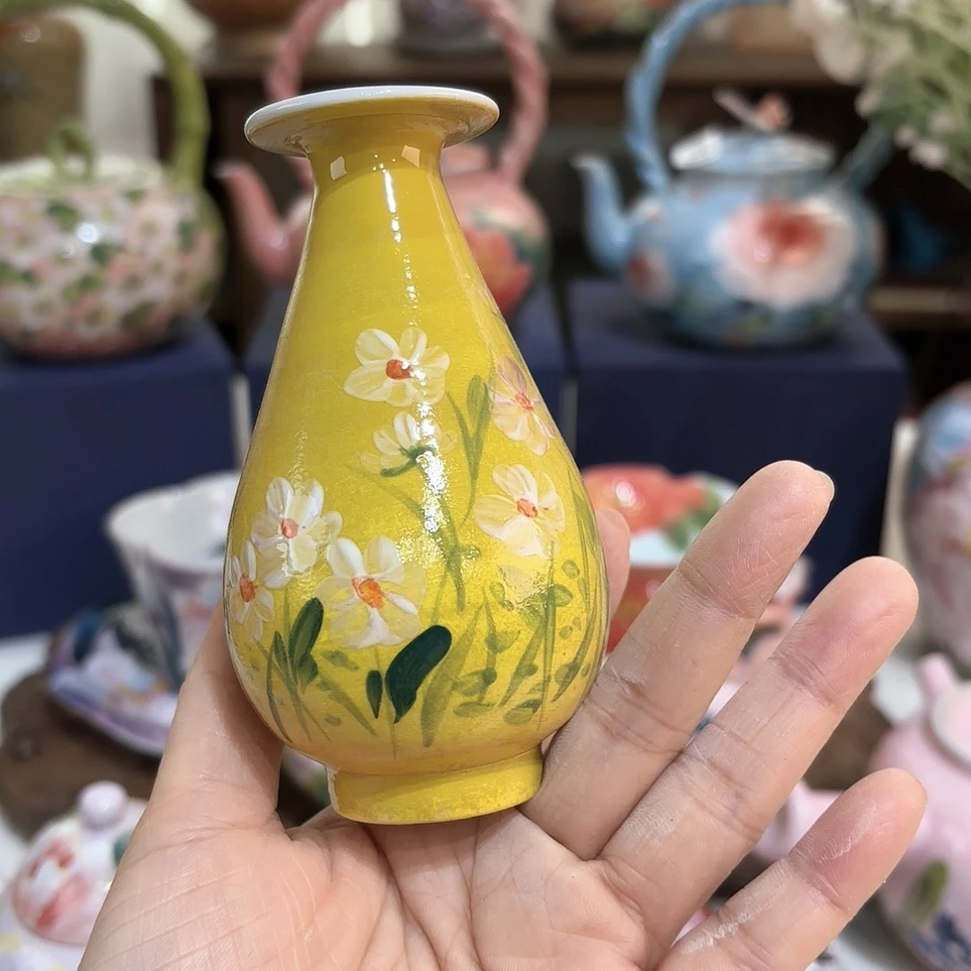 景德镇手绘高温釉下彩陶瓷茶具