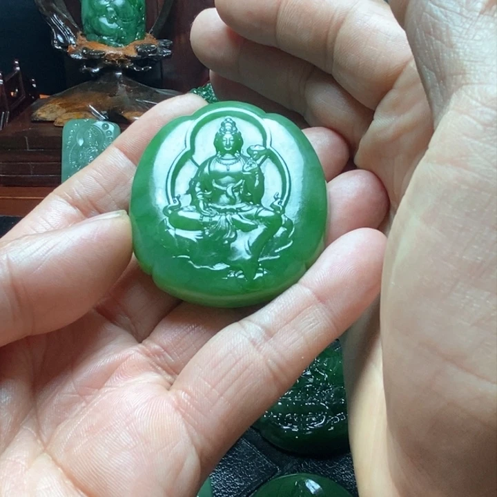 和田玉（碧玉）挂件未镶嵌